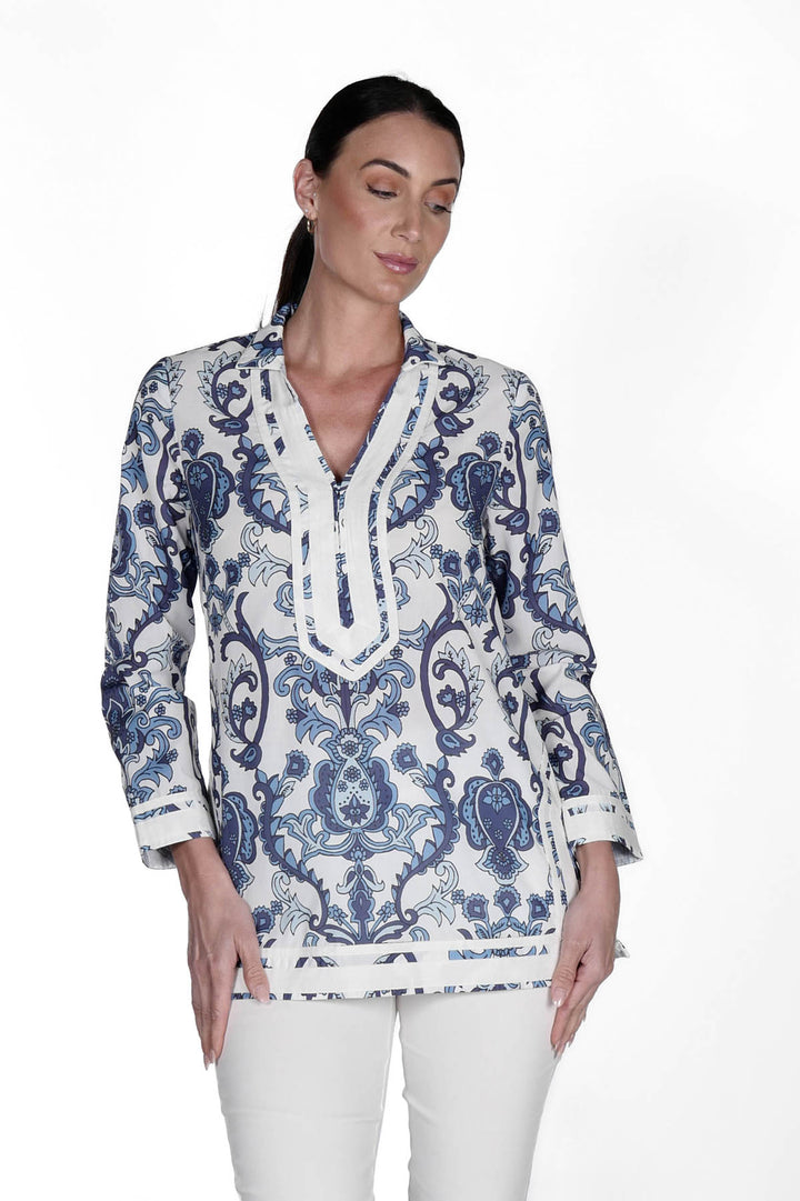 Indira Tunic Baroque APPAREL - TOP - Tunic jeanpierreklifa.com XXS  