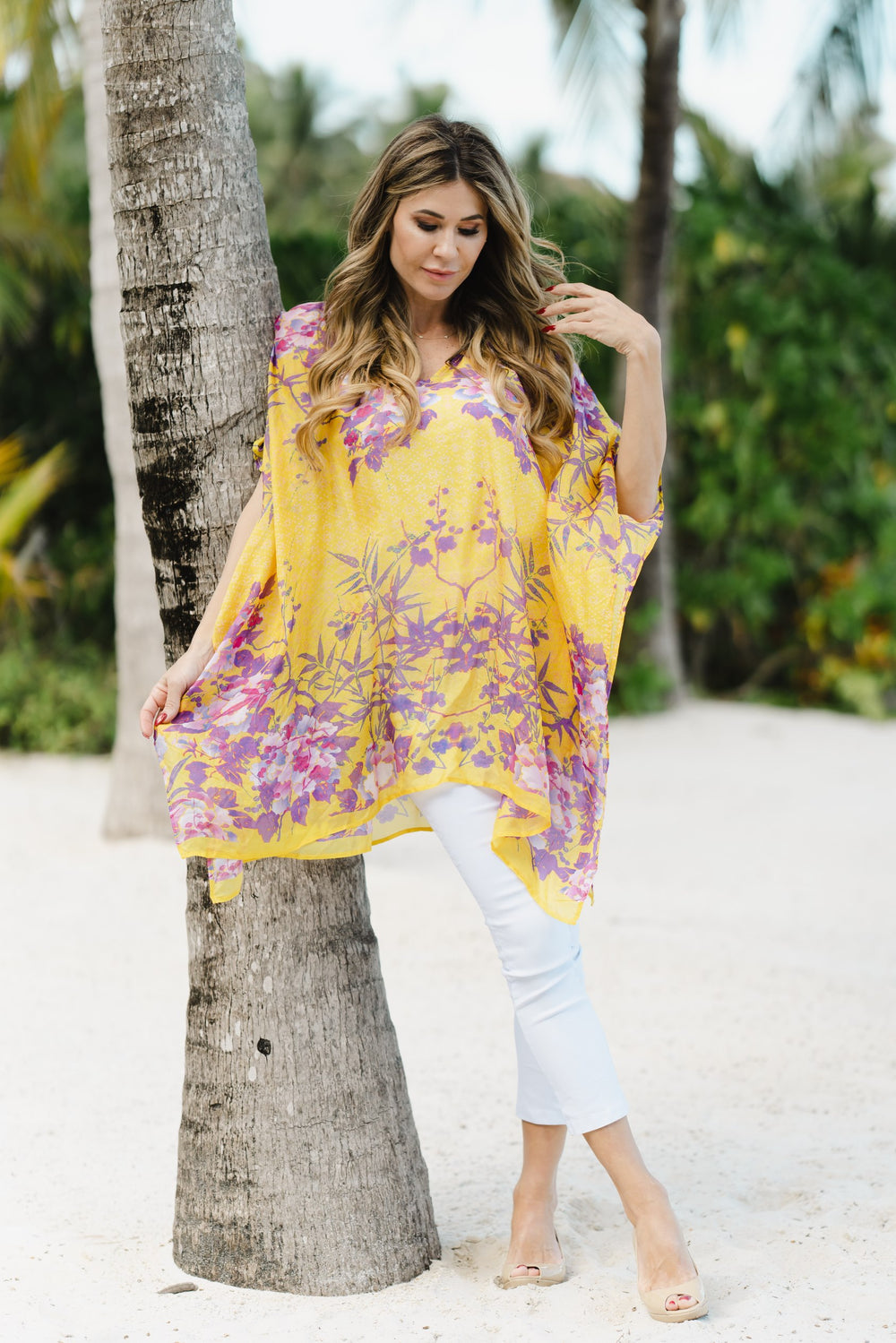 Silk Kaftan Tunic Peking APPAREL - TOP JPK Outlet   