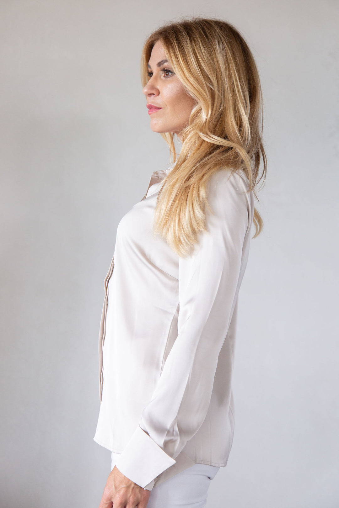 Copley Top Satin Ivory Tops Jean-Pierre Klifa   