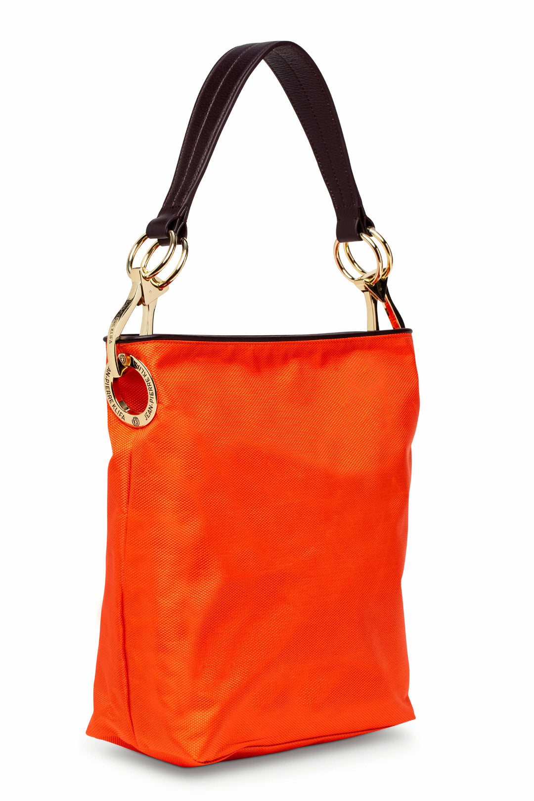 Nylon Bucket Bag Sangria Handbag Jean-Pierre Klifa   