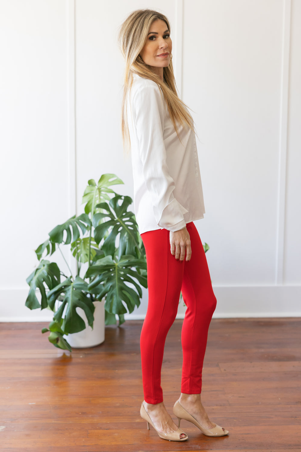 Leggings Red Pants JPK Outlet   